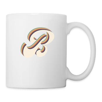 Buchstabe b - Tasse - Weiß - Rechts