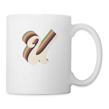 letter u - Mug - white - Right