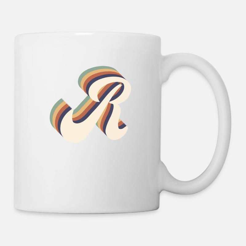 letter R - Mug - white