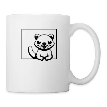 CHIEN CHAT ANIMAL DE COMPAGNIE - Mug blanc - blanc - Droite