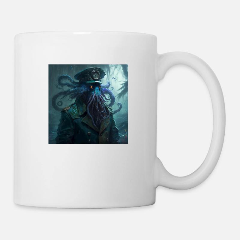 captain tentacules - Mug blanc - blanc