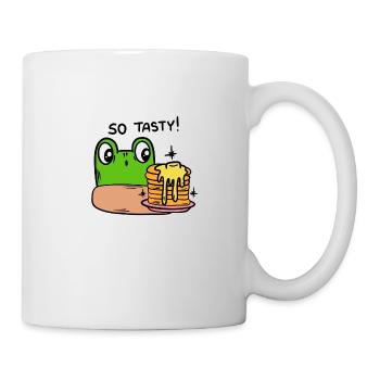 Drôle de grenouille, crapaud - Mug blanc - blanc - Droite