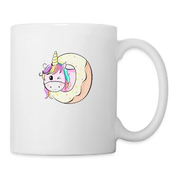 Niedliches Pferdchen Einhorn Unicorn - Tasse - Weiß - Rechts
