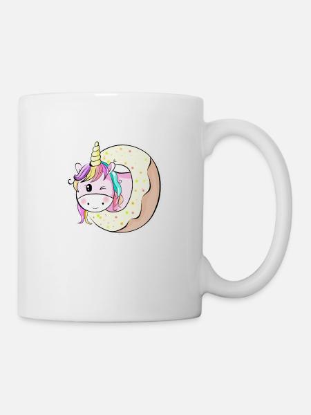 Niedliches Pferdchen Einhorn Unicorn - Tasse - Weiß