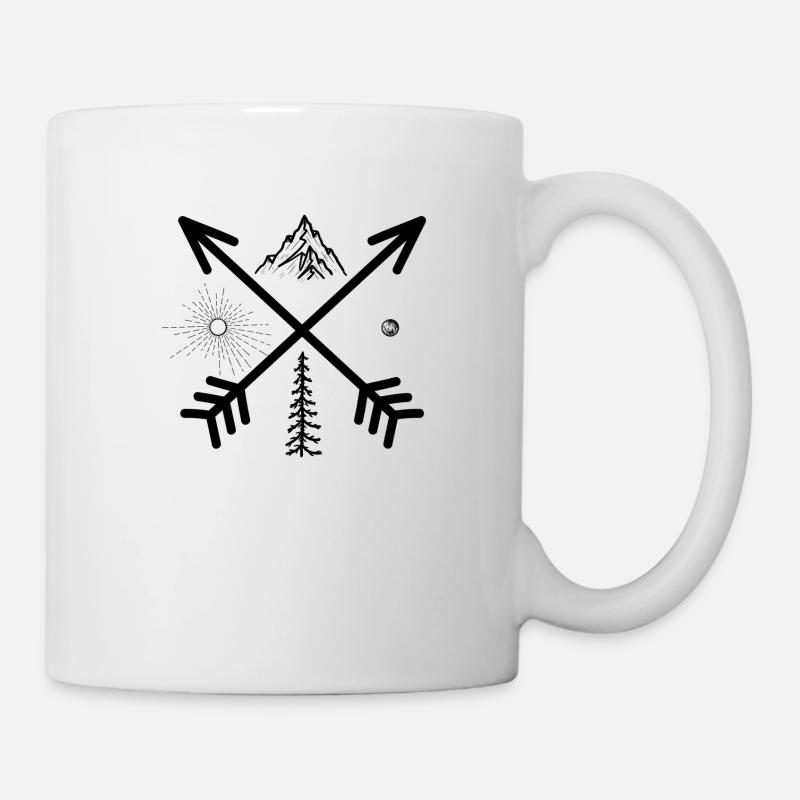 The four pillars of nature - Mug - white