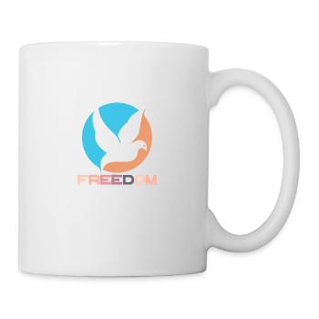 Freedom - Tasse - Weiß - Rechts