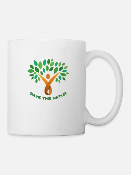 Save the Nature Neu - Tasse - Weiß