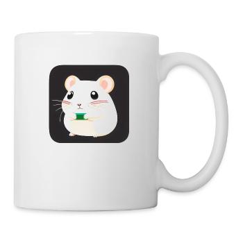 Cute Cartoon Hamster Love Pet 14 - Mug - white - Right