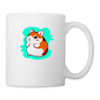 Cute Cartoon Hamster Love Pet 13 - Mug - white - Right