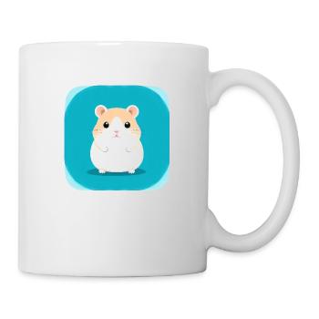 Cute Cartoon Hamster Love Pet 2 - Mug - white - Right