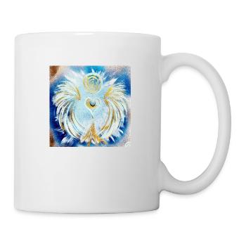 Herzengel Reichtums Bewusstsein - Tasse - Weiß - Rechts