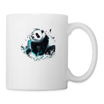 Panda - Tasse - Weiß - Rechts