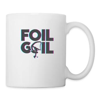 Foil Geil Wing Foil Surf - Tasse - Weiß - Rechts