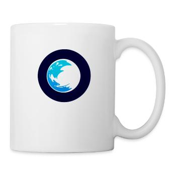 Mignon dessin animé représentation de la planète Terre 8 - Mug blanc - blanc - Droite