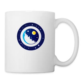 Cute Cartoon Depiction of Planet Earth 3 - Mug - white - Right