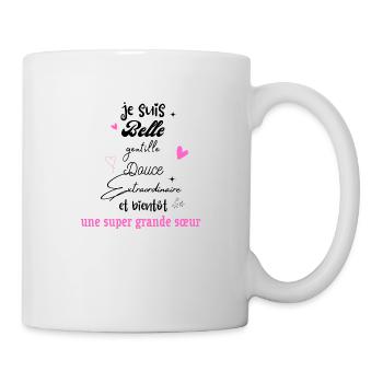 future grande soeur - Mug blanc - blanc - Droite