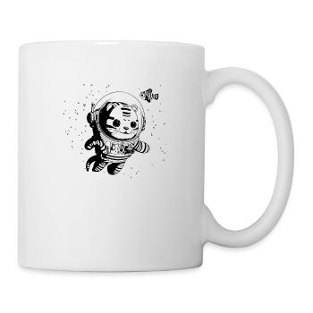 Katzen-Taucher mit Nemo - Tasse - Weiß - Rechts