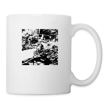 MTB MTB downhill - Mug - white - Right