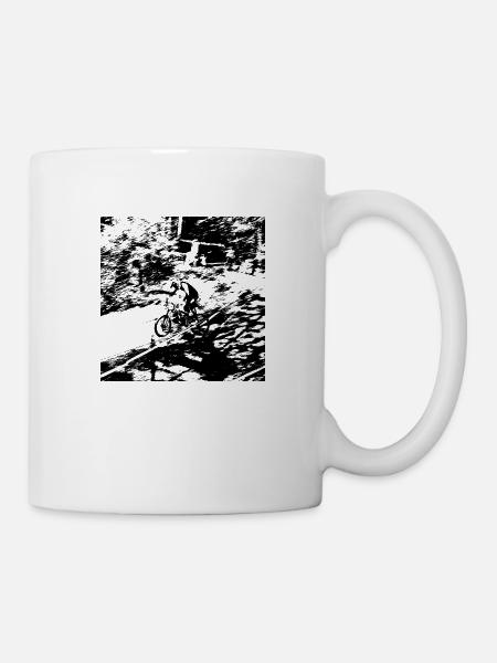MTB MTB Abfahrt - Tasse - Weiß