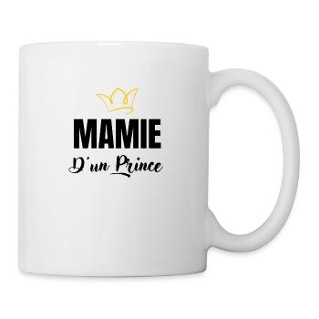 mamie d'un prince - Mug blanc - blanc - Droite