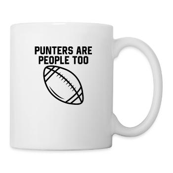 Les parieurs sont aussi des personnes - Mug blanc - blanc - Droite