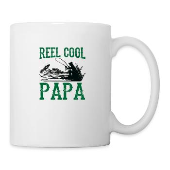 Echt Cooler Papa - Tasse - Weiß - Rechts