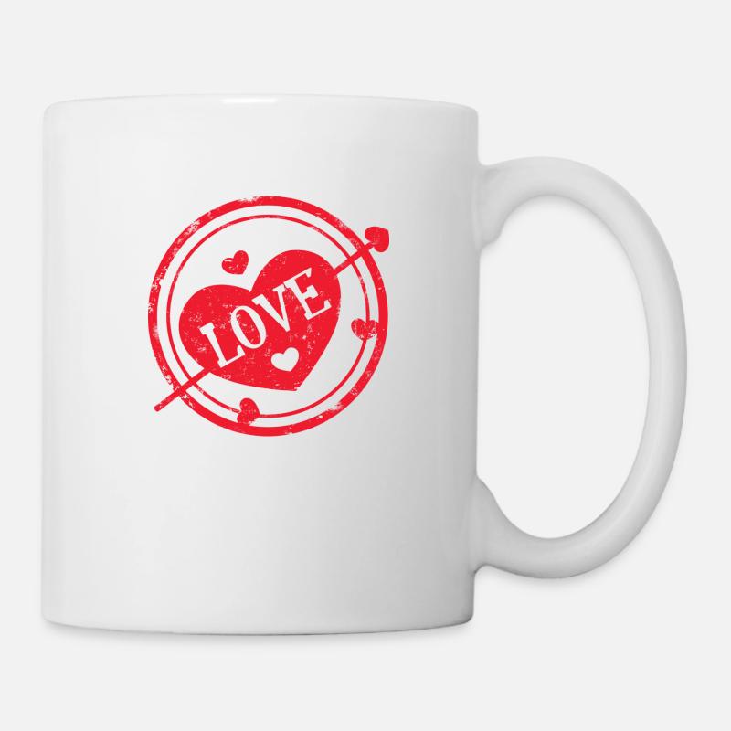 Liebe - Tasse - Weiß