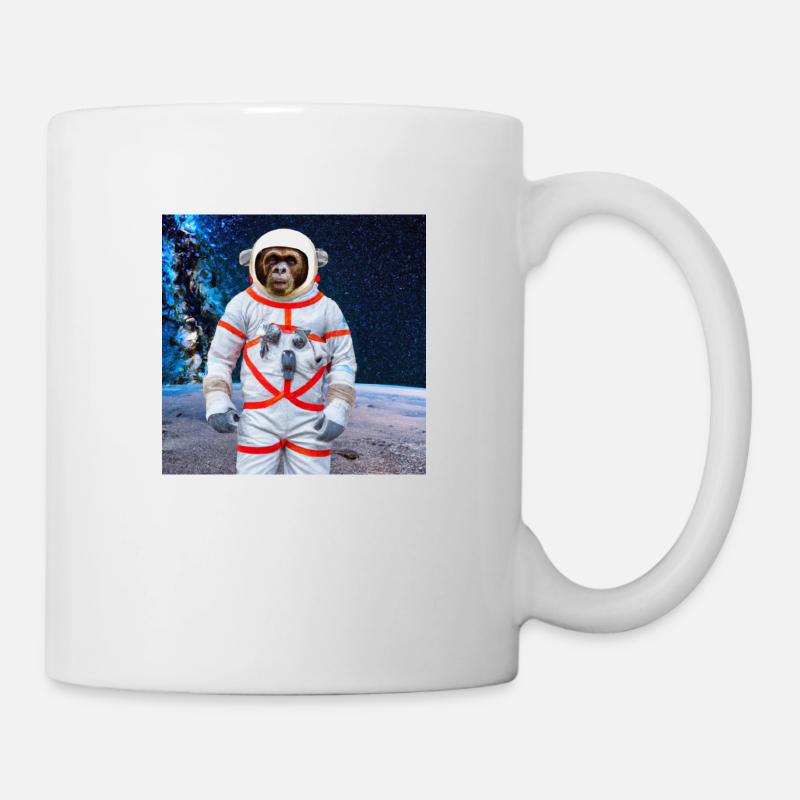 Monkey in space - Mug - white