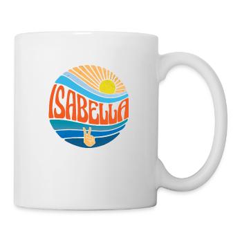 Isabella Shirt Vintage Sunset Isabella Groovy Tie - Mug - white - Right