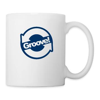 music house techno groove gift - Mug - white - Right