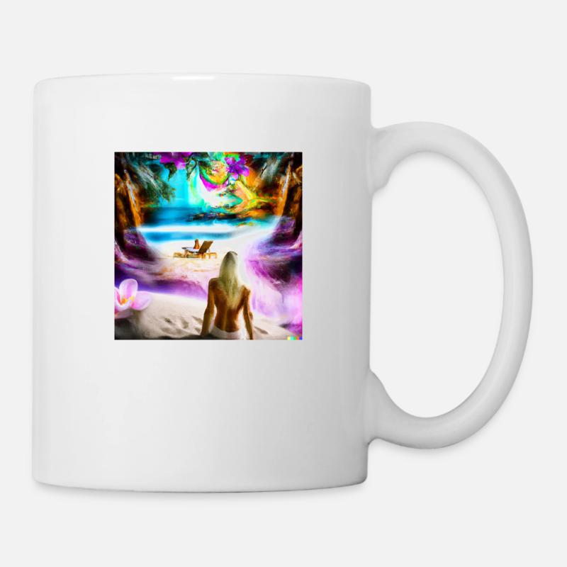 JD Star Artwork No.5 - Tasse - Weiß
