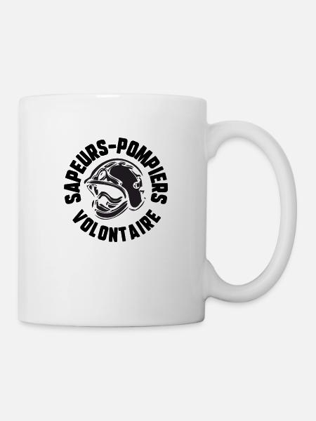 Sapeur pompier - Mug blanc - blanc
