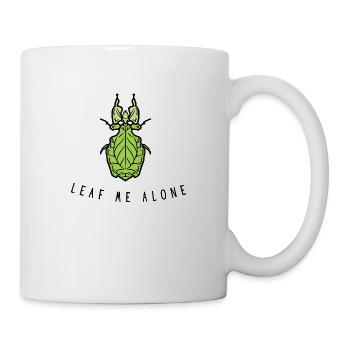lustiges Insekten shirt für Tierfans grün - Tasse - Weiß - Rechts