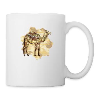 Chameau - Mug blanc - blanc - Droite