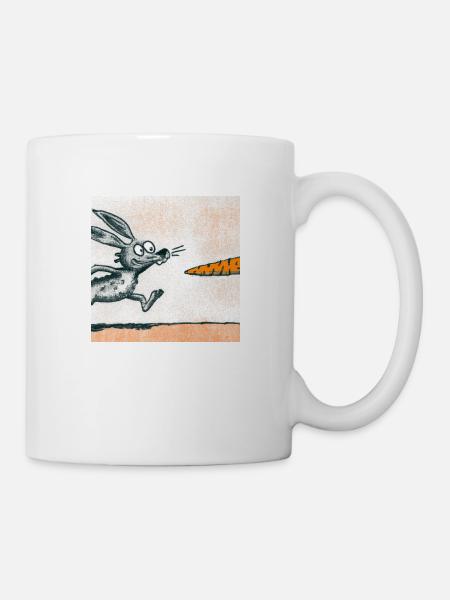 Wilde Karotte - Tasse - Weiß