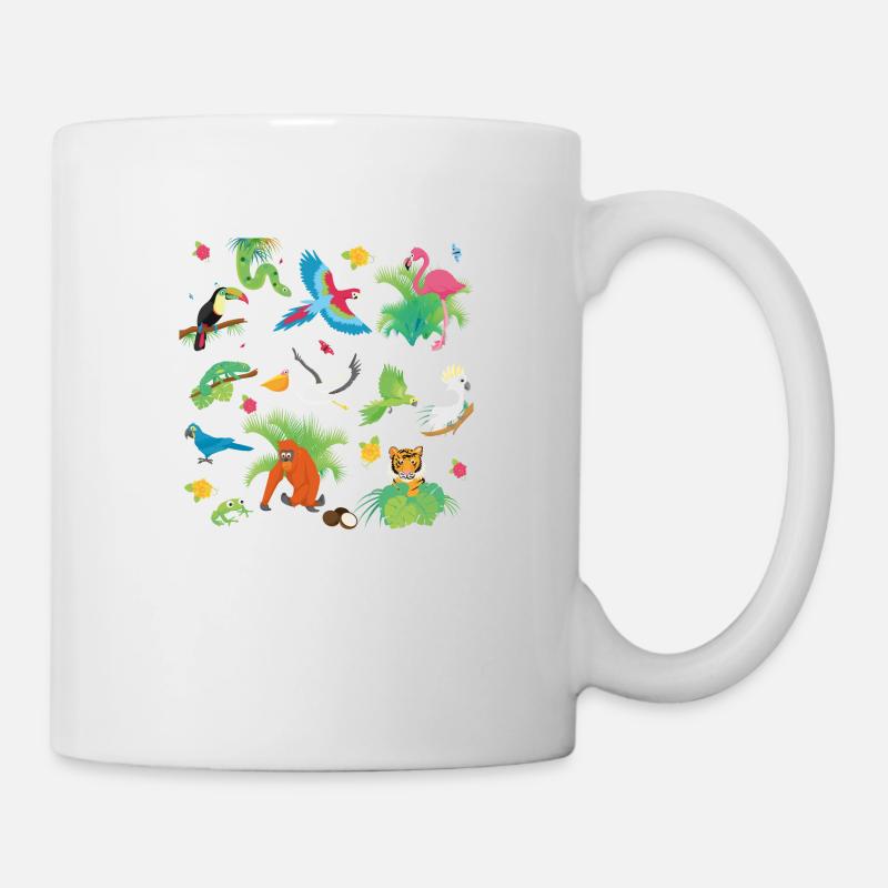 Dschungelfieber - Tasse - Weiß