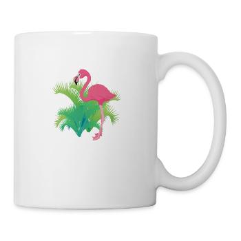 Flamant - Mug blanc - blanc - Droite