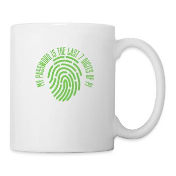 My Password Is The Last 7 Digits Of Pi 8 - Mug - white - Right