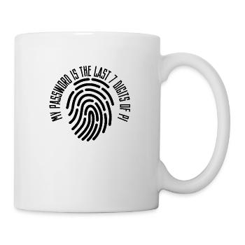 My Password Is The Last 7 Digits Of Pi - Mug - white - Right