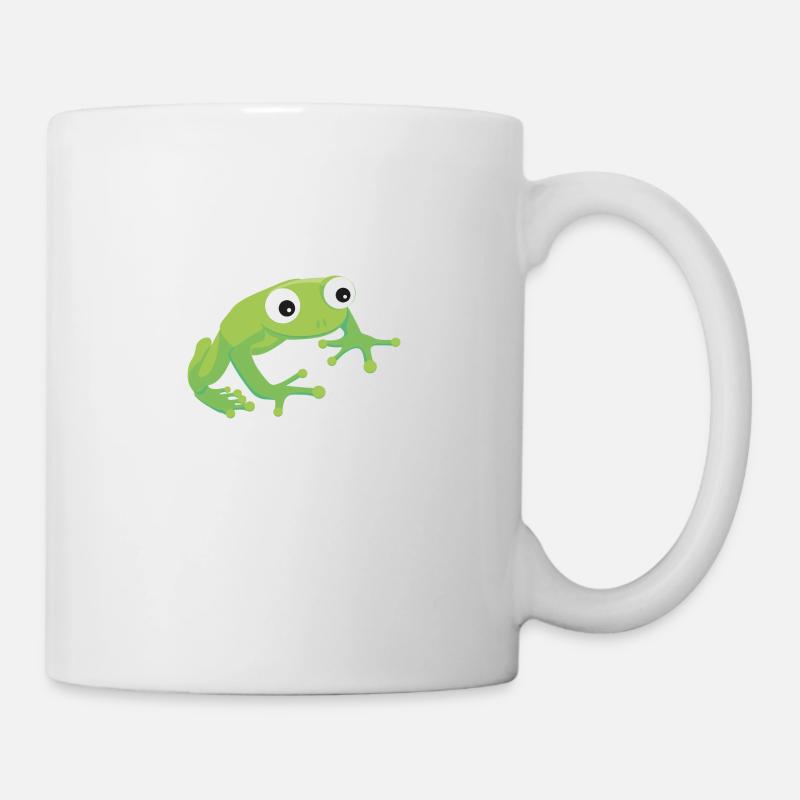 Frosch - Tasse - Weiß
