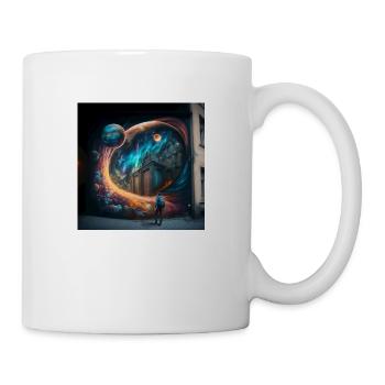 Universum - Tasse - Weiß - Rechts