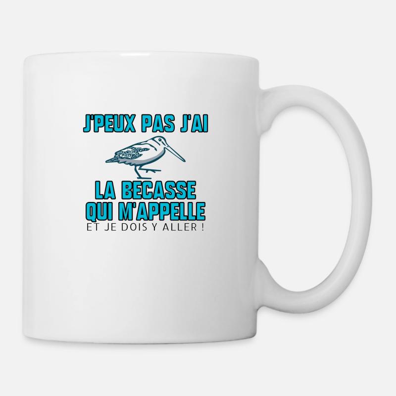 La bécasse m’appelle - Mug blanc - blanc