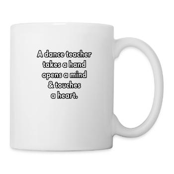 A dance teacher takes a hand - Mug - white - Right
