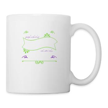 gift idea cool believe earth gift statement - Tasse - Weiß - Rechts