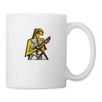 "Apollo" in cubism style - KI Kunst - Mug - white - Right