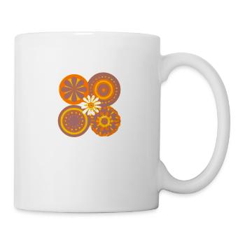 Flower power 70 - Mug blanc - blanc - Droite