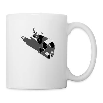 Gadi the stylized cow - Mug - white - Right