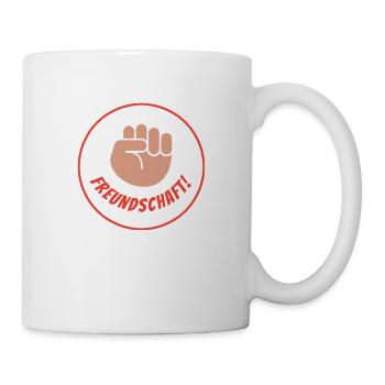 Freundschaft Kreis Neu - Tasse - Weiß - Rechts