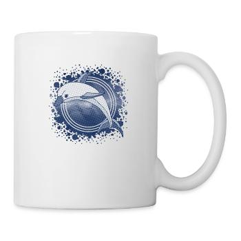 Delfin - Tasse - Weiß - Rechts