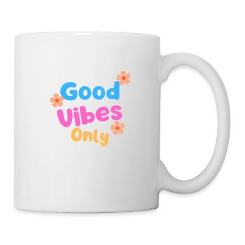 Good Vibes Only - Mug blanc - blanc - Droite